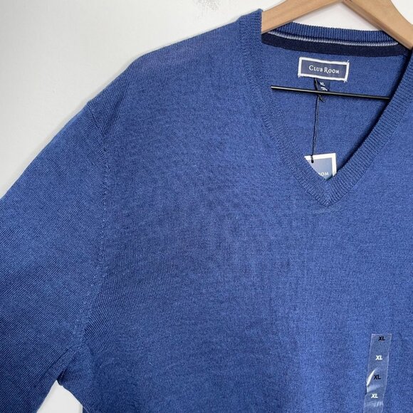 Club Room Mens Wool Blend‎ Sweater Size XL Work Casual Staple NWT - Picture 2 of 7